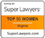 Super Lawyers Top 50 Women Badge